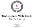 Tisztességes Vállalkozás Tanúsítvány 2025